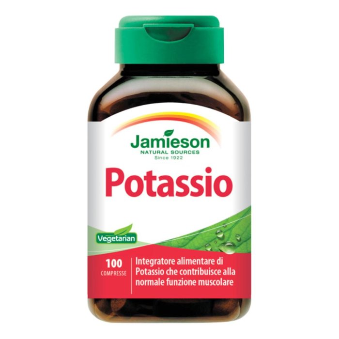 Jamieson Potassio Integratore Alimentare 100 Compresse da 350 mg