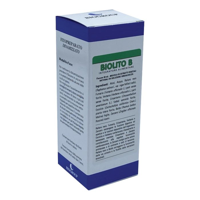 Biolito B Soluzione 50 ml estratto fitoterapico elemento B riequilibrante