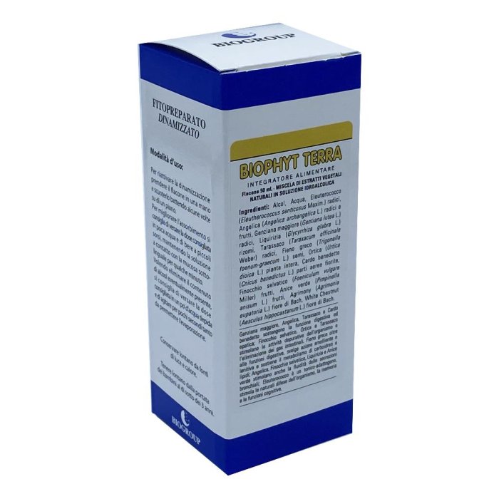 Biophyt Terra Soluzione 50 ml essenza fitoterapica elemento terra