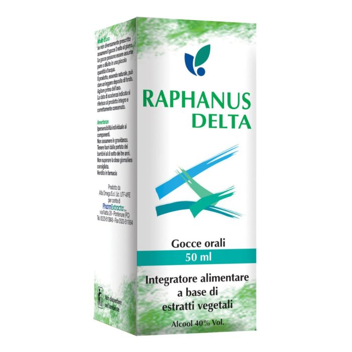 Raphanus Delta Soluzione Idroalcolica Orale 50 ml Gocce – Integratore Naturale a Base di Ravanello