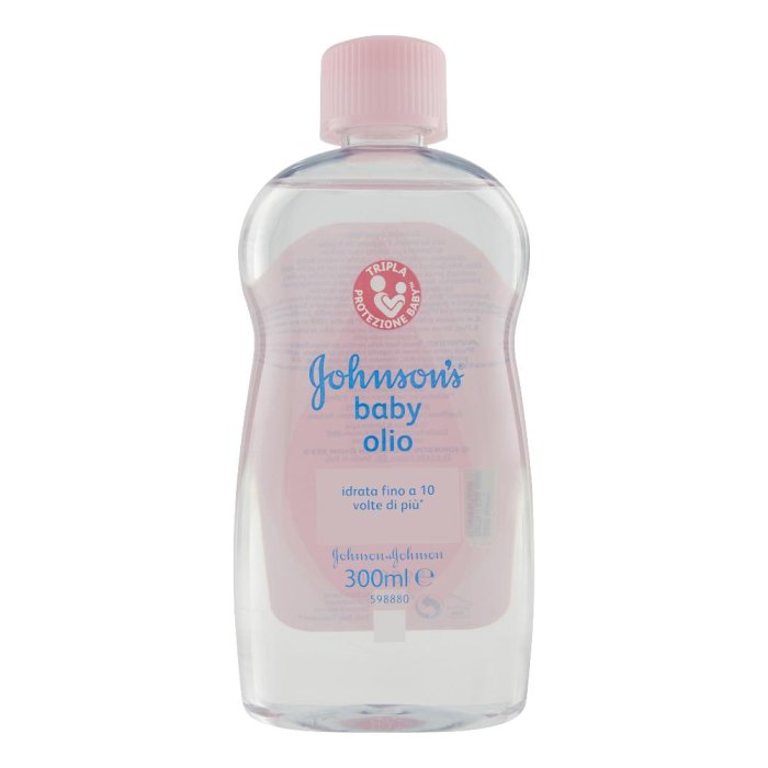 Johnson's Baby Olio Corpo 300 millilitri Idratante per Pelle Delicata di Neonati e Bambini