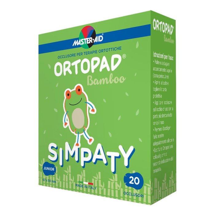 Master-Aid Ortopad Cotton Simpaty Cerotto Oculare Junior 20 Pezzi