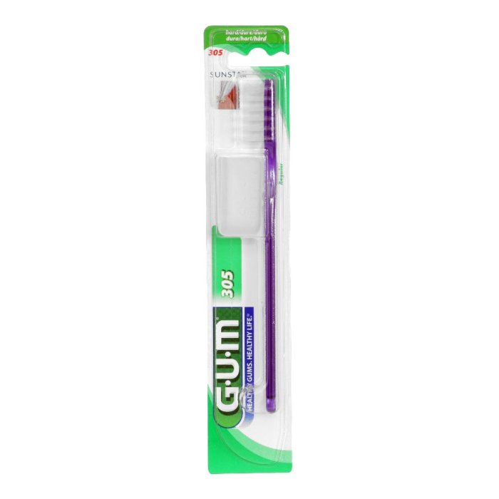 GUM Classic 305 Spazzolino Duro Regular Igiene Dentale Quotidiana