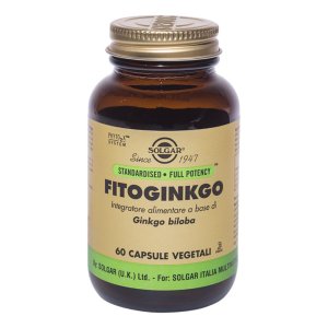 Solgar Fitoginkgo Integratore Alimentare 60 Capsule Vegetali