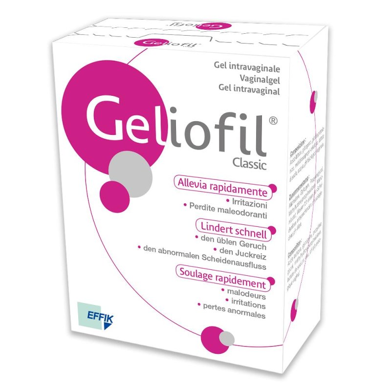 Effik Italia Geliofil Classic Gel Intravaginale 7 Applicatori 5 Ml