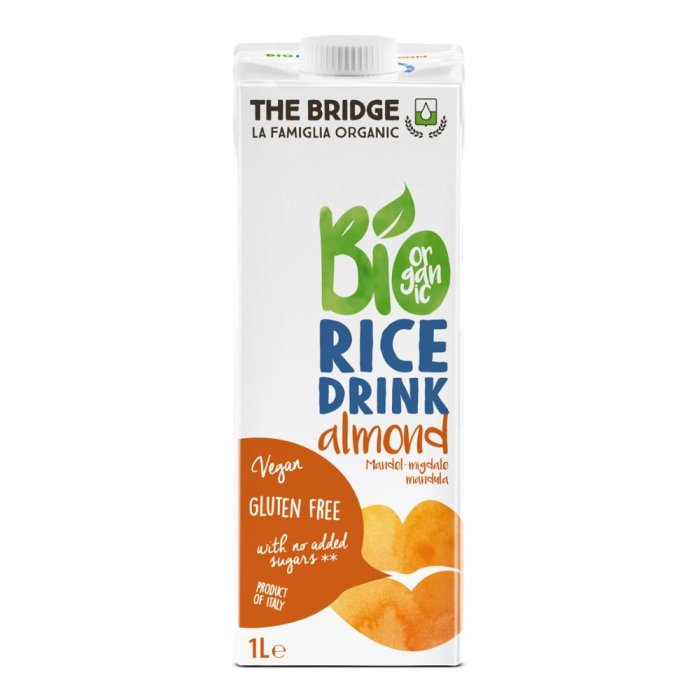 BIO RICE DRINK MANDORLA 1000ML