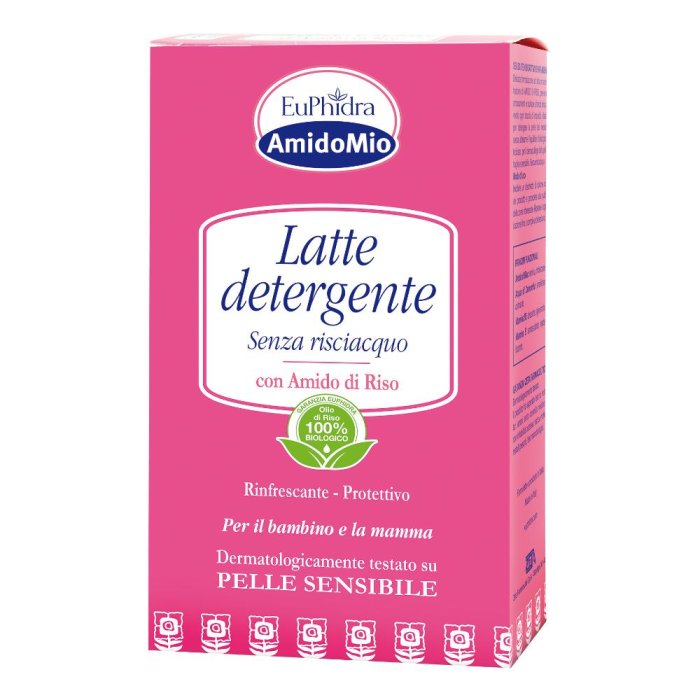 EuPhidra  AmidoMio Latte Detergente Idratante Pelli Sensibili 200 ml