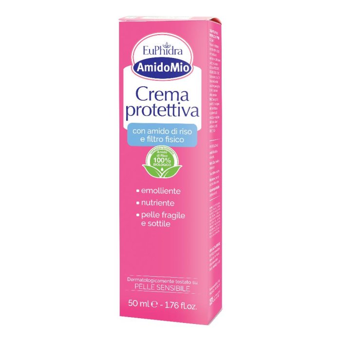 EuPhidra  AmidoMio Crema Protettiva all'Amido di Riso Pelli Sensibili 50 ml