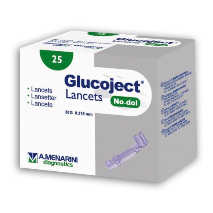 GLUCOJECT LANCETS NO-DOL 25PZ