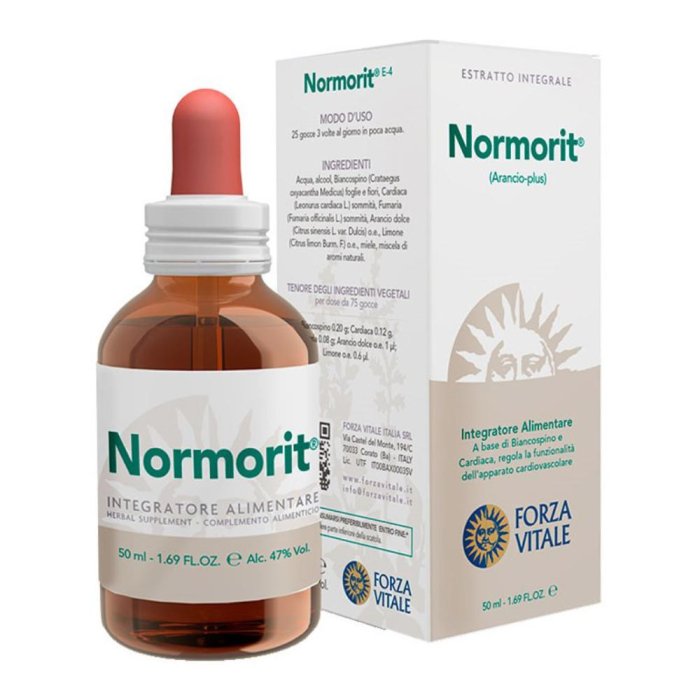 Normorit Gocce 50 ml FVT Integratore Alimentare in Gocce per il Benessere Generale dell’Organismo
