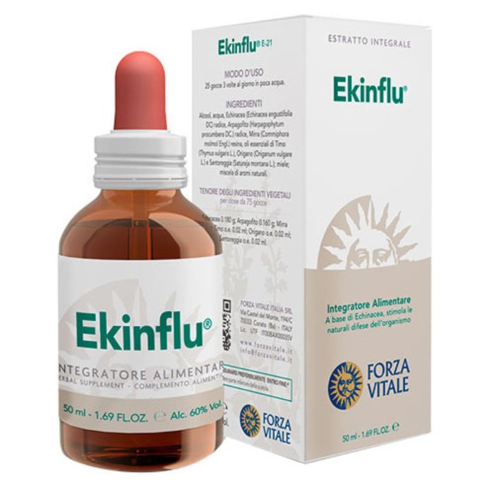 Forza Vitale Ekinflu Estratto Integrale Integratore Alimentare in gocce 50 ml
