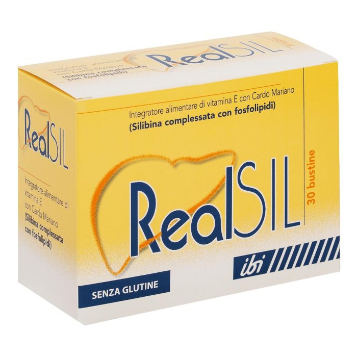 IBI Realsil Bustine Integratore Alimentare Salute Benessere Fegato 30 Buste