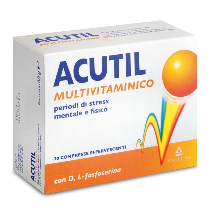 Acutil Multivitaminico Classic Integratore Alimentare 20 Compresse Effervescenti