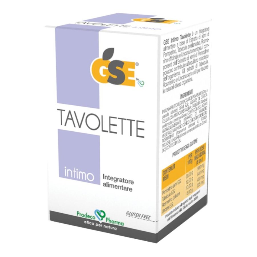 GSE  Intimo Tavolette Riequilibrante Integratore Alimentare 90 Tavolette