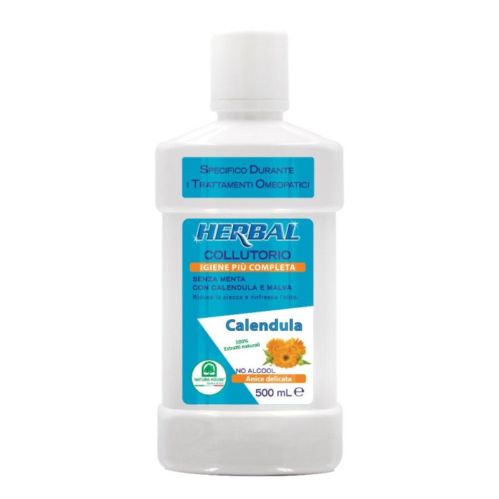 Natura House Herbal Collutorio Calendula E Malva 500 Ml