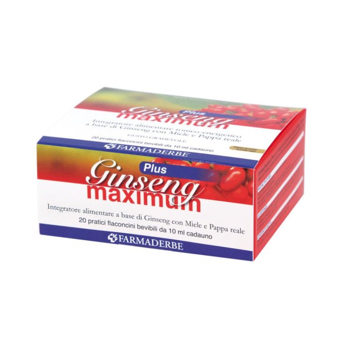 Ginseng Maximum 20 flaconcini da 10 ml tonico energizzante