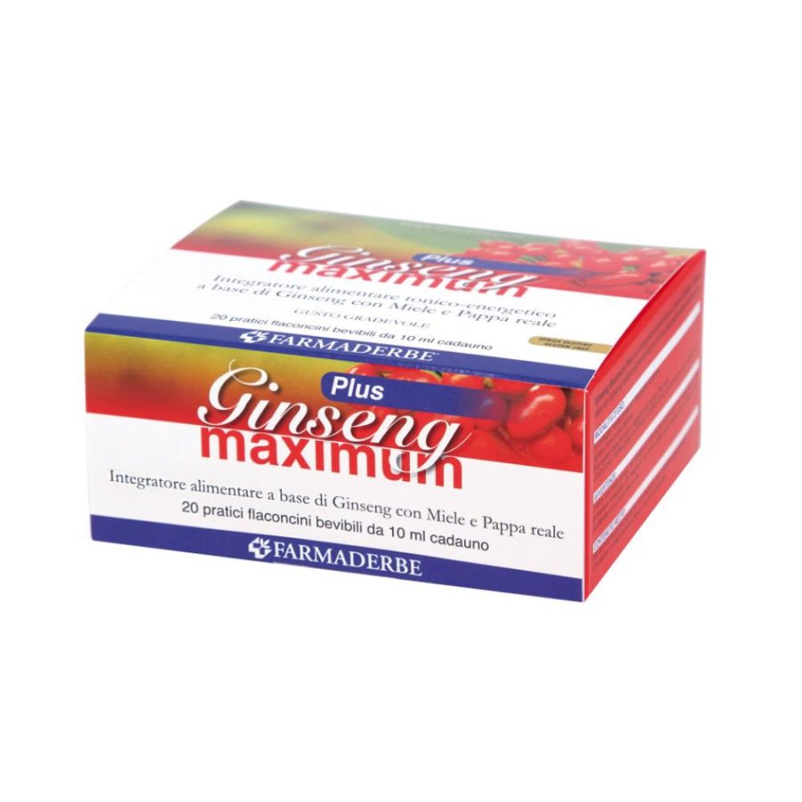 Ginseng Maximum 20 flaconcini da 10 ml tonico energizzante