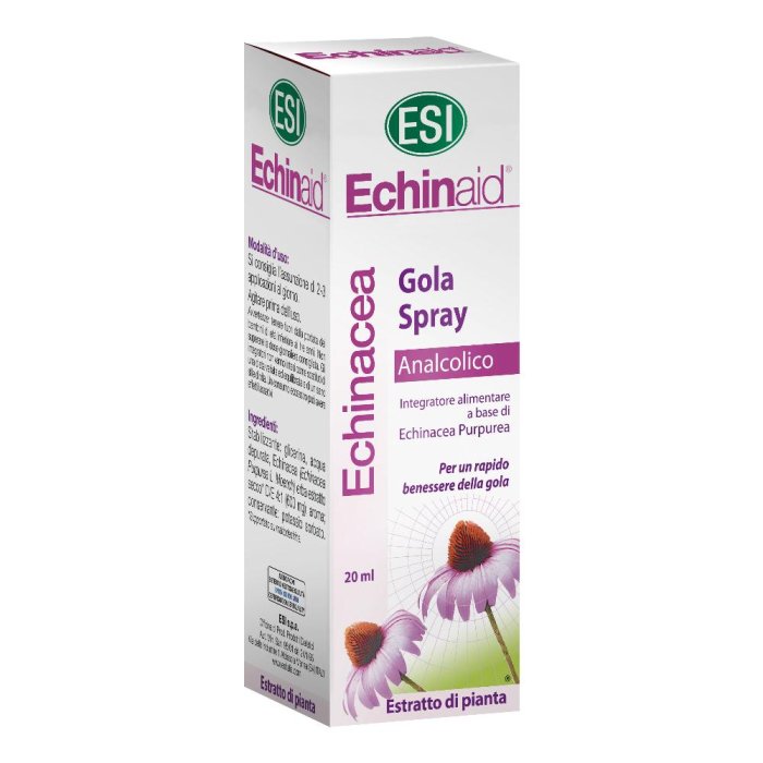 Esi  Protezione Inverno EchinAid Alta Potenza Gola Spray Analcoolico 20 ml