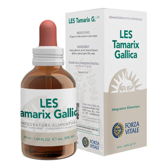Les Tamarix gallica gocce 50 ml - integratore fitoterapico a base di Tamarix gallica