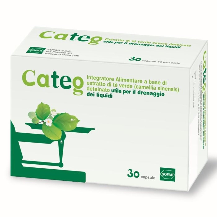 Sofar  Equilibrio Idrico Categ Integratore Alimentare Drenante 30 Capsule