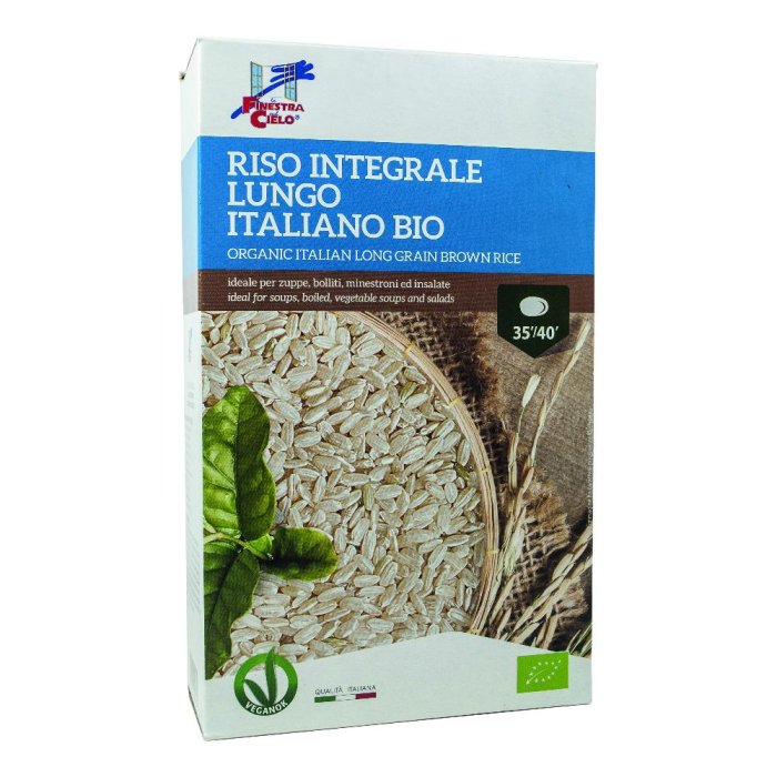 La Finestra Sul Cielo Riso Integrale Lungo Ribe Italiano BIO 1kg