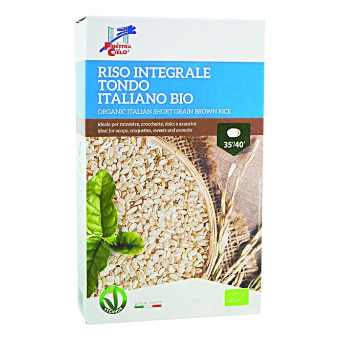 Riso Integrale Tondo Italiano Bio  1  Kg