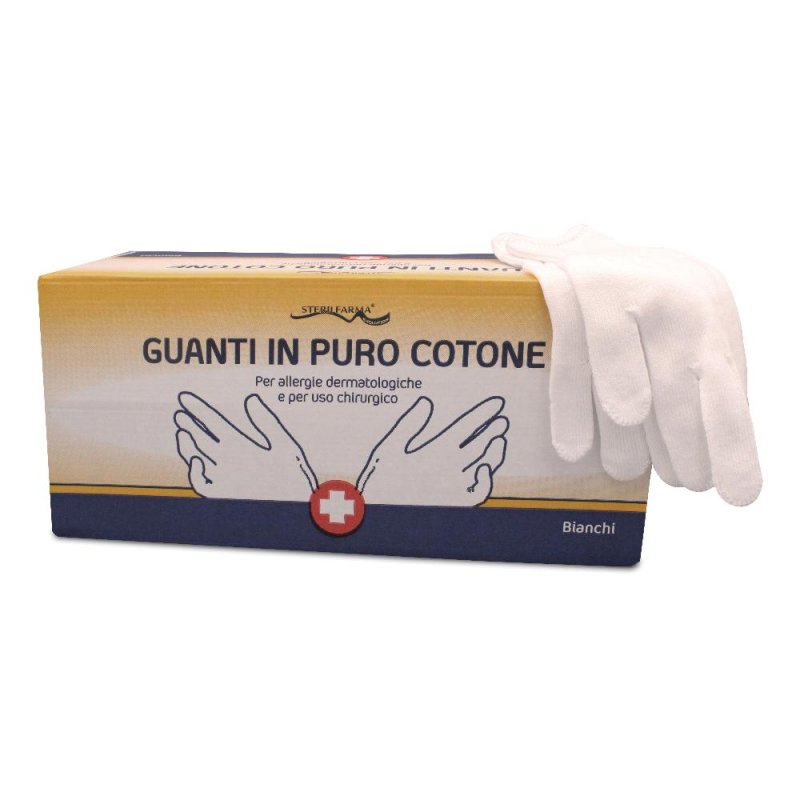 GUANTI Cot.Bianco m.7,5 STERIL GUANTI Cot.Bianco m.7,5 STERIL