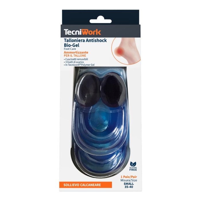 Tecniwork Talloniera In Gel Con Foro Misura Small 1 Pezzo