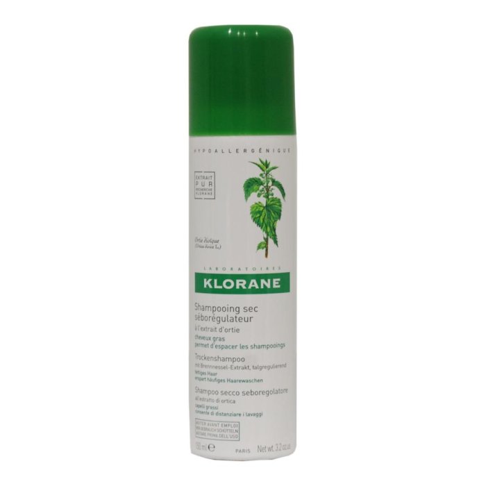Klorane Capelli Ortica Seboregolatore Cute Grassa Shampoo Secco 150 ml