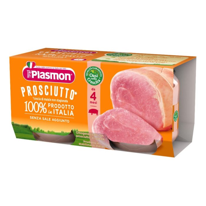 Plasmon Omogeneizzato Prosciutto Cotto 80 G X 2 Pezzi