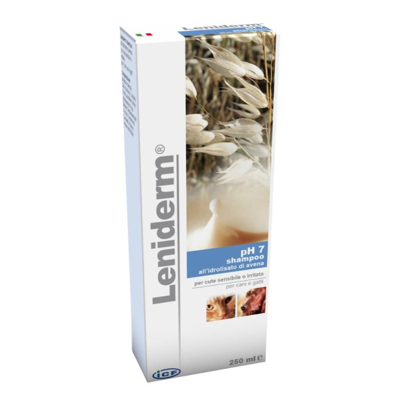 ICF Farmaceutici  Animali Domestici Leniderm Shampoo Cani e Gatti 250 ml