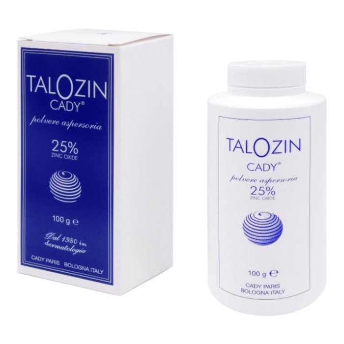 Talozin Cady polvere asper 100 ml - polvere aspersoria lenitiva