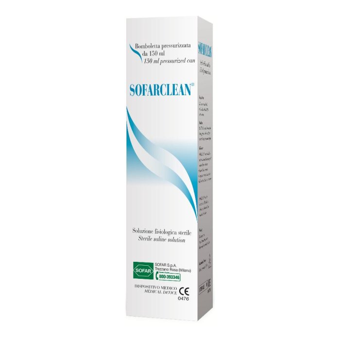 Sofar Soluzione Fisiologica Sofarclean 150ml In Bomboletta Pressurizzata
