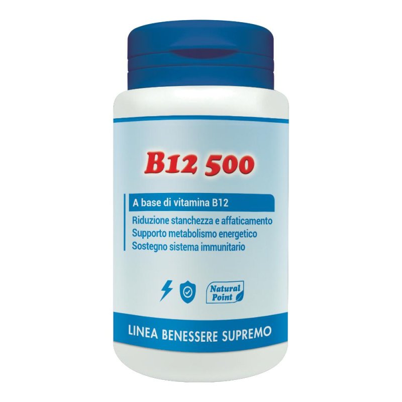 Natural Point B12 500 Cianocobalamina 100 Capsule Vegetali