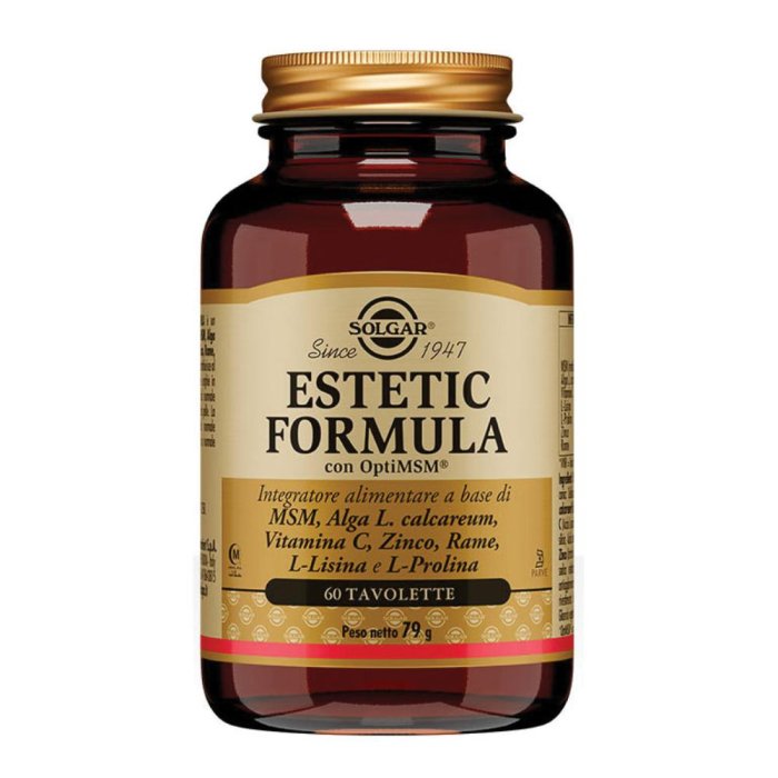 Solgar Estetic Formula Integratore Alimentare 60 tavolette