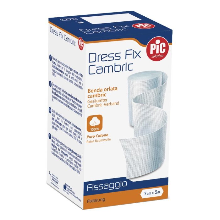 Pikdare Benda In Garza Idrofila Orlata Pic 7x500cm