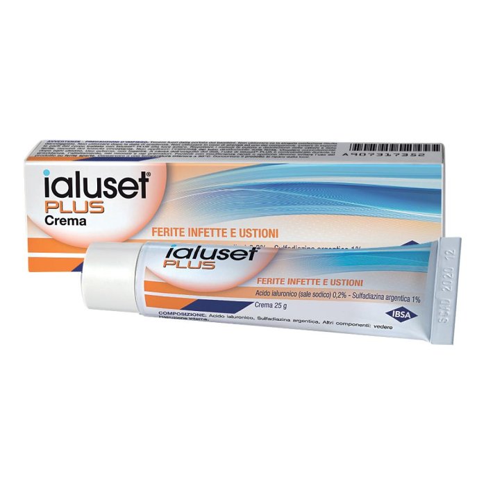 Ialuset Plus Crema Ibsa Trattamento Ferite Tubo 25 g