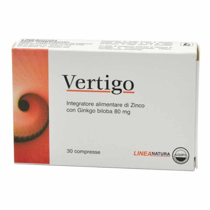 Agips Farmaceutici Vertigo 30 Compresse