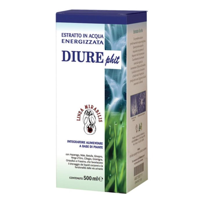 Diurephit Betulla 500 ml Integratore Drenante Depurativo a Base di Betulla per Eliminare i Liquidi in Eccesso