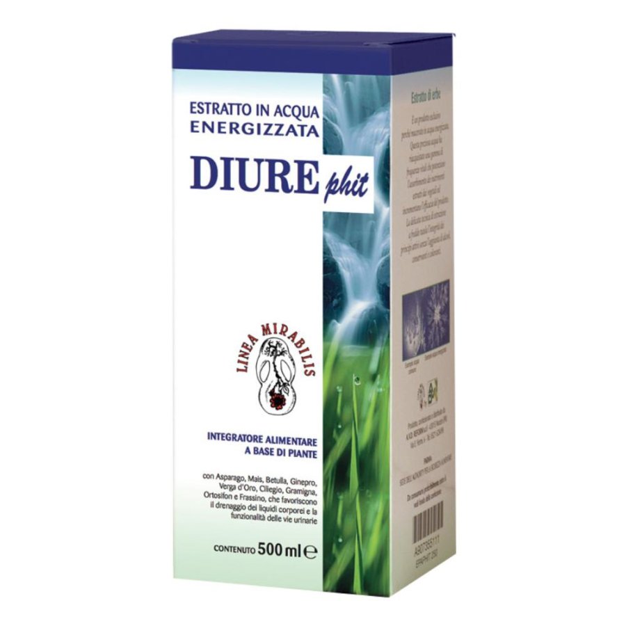 Diurephit Betulla 500 ml Integratore Drenante Depurativo a Base di Betulla per Eliminare i Liquidi in Eccesso