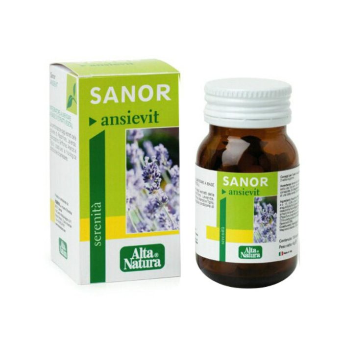 Alta Natura Sanor - Ansievit Integratore Alimentare 100 tavolette