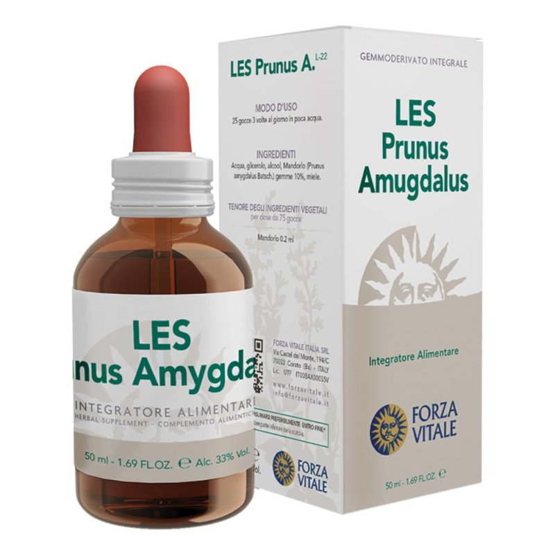 Les Prunus amygdalus gocce 50 ml - gemmoderivato di Prunus amygdalus