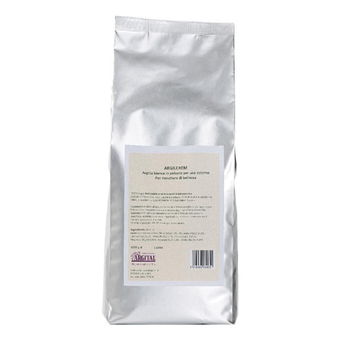 Argilla Bianca 1000g Pura Naturale per Maschere Viso Corpo Capelli e Trattamenti di Bellezza