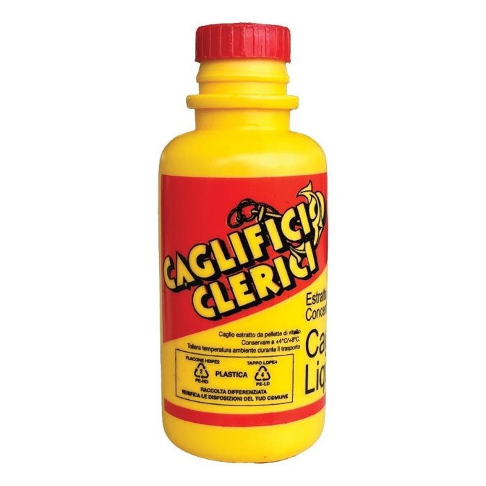 Caglio Clerici tipo C liquido 100 g - caglio liquido per produzione di formaggi