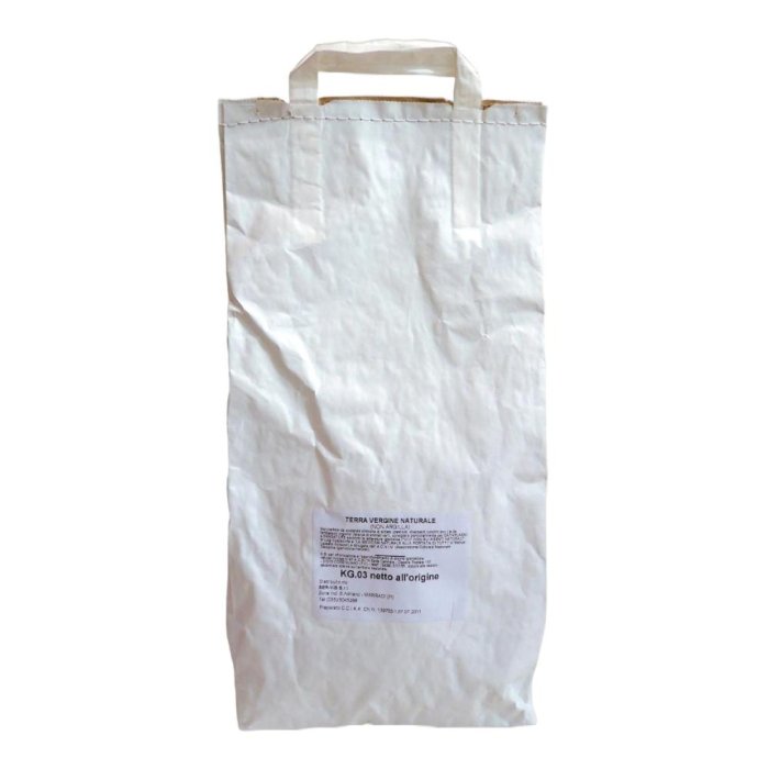 Terra Vergine Fine 3000 g Giorgini - argilla ventilata fine per uso cosmetico