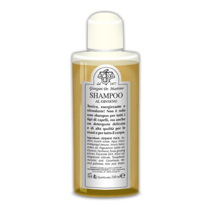 Ginseng shampoo 250 ml Giorgini rinforzante per capelli