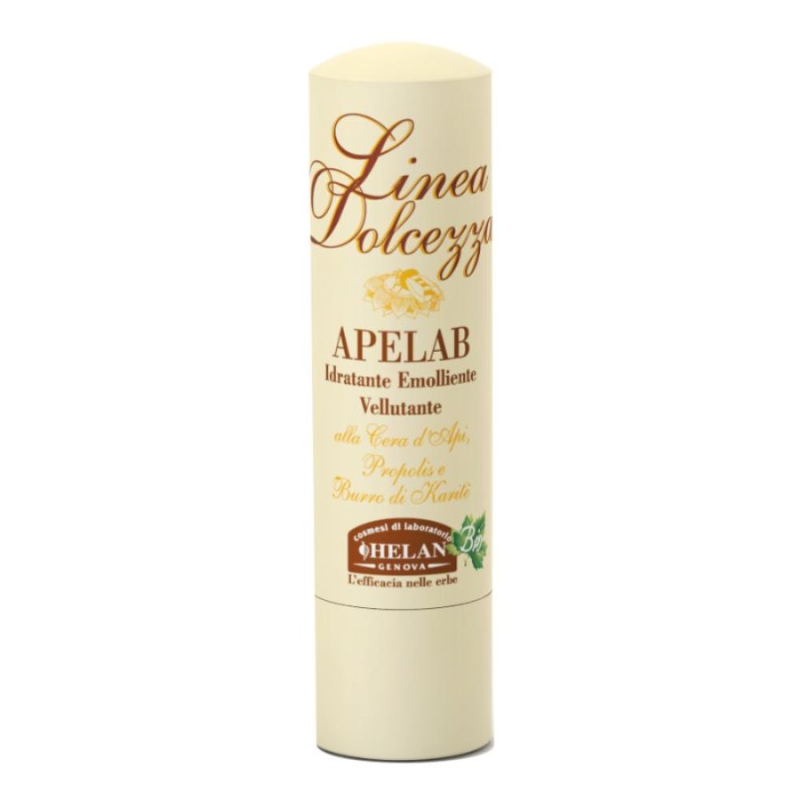 Apelab Dolcezza Stick Labbra Idratante Protettivo Naturale per Labbra Morbide e Nutrite