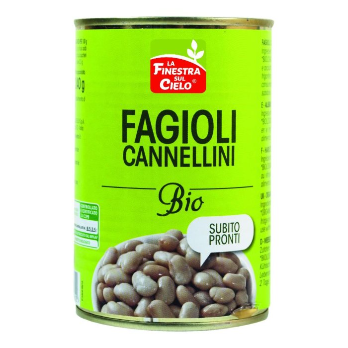 La Finestra Sul Cielo Fagioli Cannellini Pronti Bio 400g