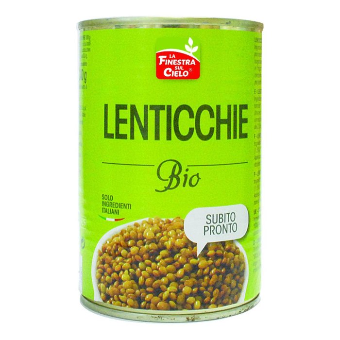 La Finestra Sul Cielo Lenticchie Pronte Bio 400 G