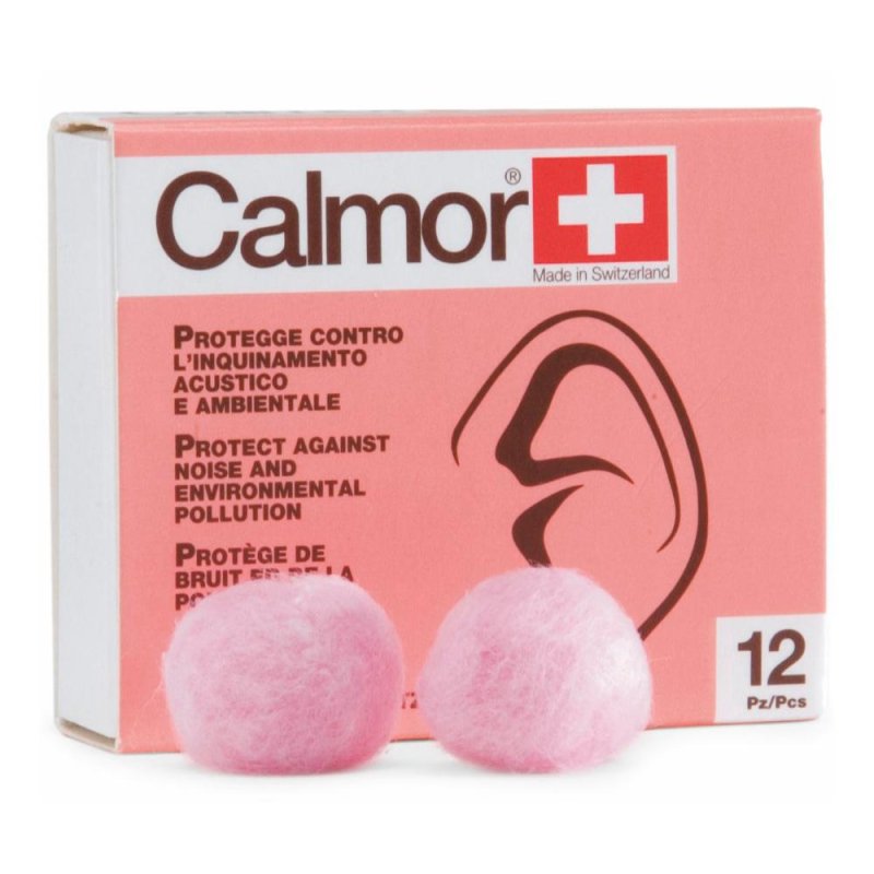 Calmor Tappi Auricolari In Cera 12 Pezzi